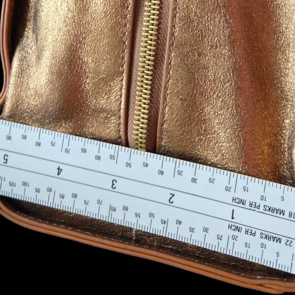 HOBO-Beautiful Leather Copper Metallic Monkia bag. 2015-16. NWT. - Picture 6 of 15